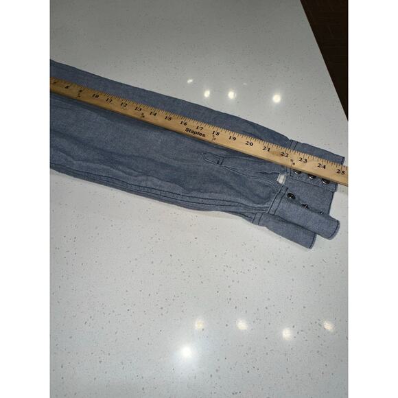 Levi’s Men’s Denim Shirt Pearl Snap Button XXL Lightweight Western Cowboy Rodeo - Picture 11 of 12